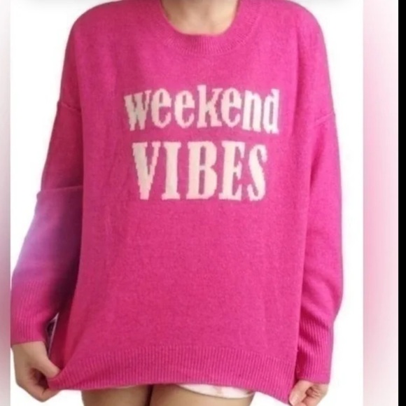 Vince Camuto Sweaters - Vince Camuto weekend Vibes Sweater, Pink, Small